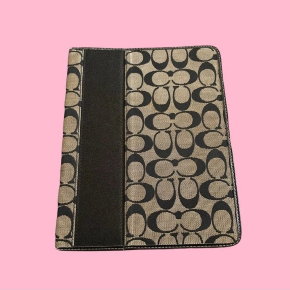Coach Signature iPad / Tablet Case with Camera Cutout
